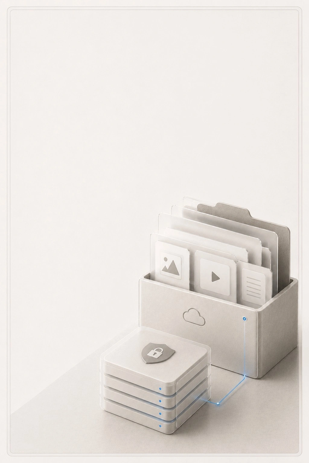 Data room management interface preview