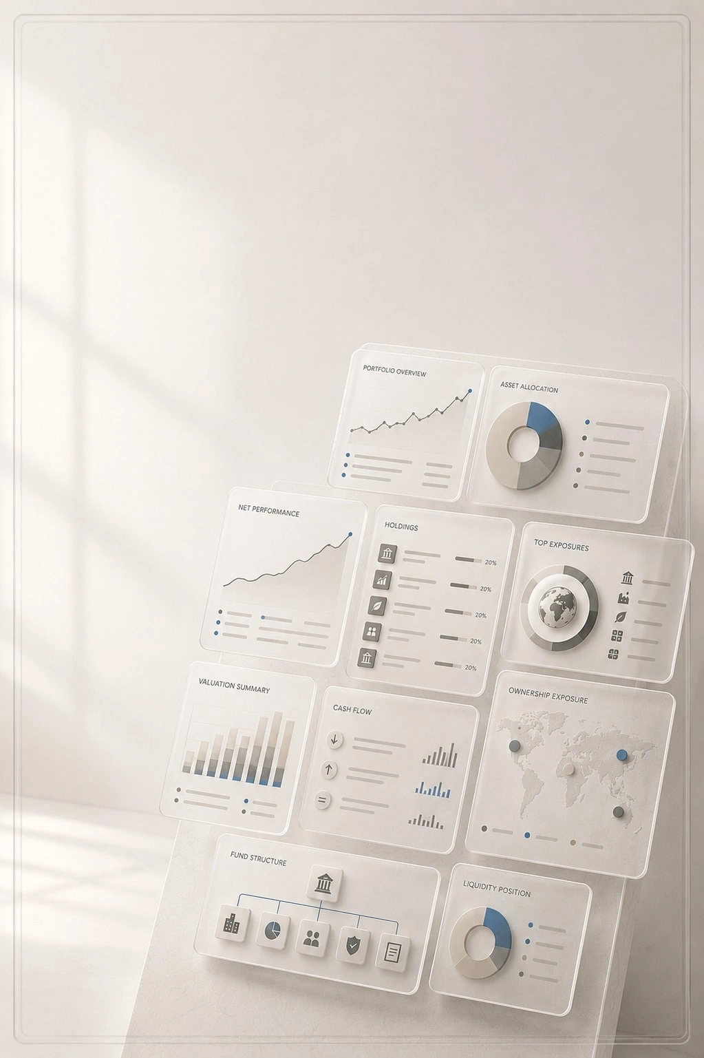 Portfolio management interface preview